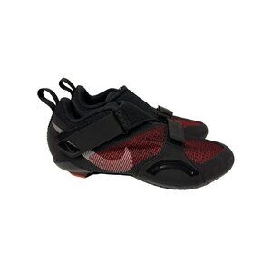 New! Nike SuperRep Cycle Indoor Cycling Shoes Women's Size 7.5 Red Black